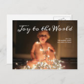 ジョイワールドホリディフォトクリスマスウィッシュファミリー シーズンポストカード (正面/裏面)