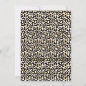 ジョイントチーターフローラワイルドオンズ誕生日招待状 招待状 (裏面)