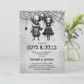 ジョイントハロウィーン誕生日パーティー 招待状 (スタンド正面)