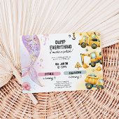 ジョイント建築&マーメイド兄弟姉妹誕生日 招待状