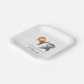 ジョイント忍者パーティー紙プレート ペーパープレート (傾斜あり)