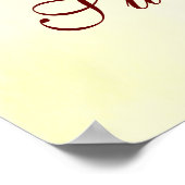 ジョイント縁どハリディ歓迎サイン用の黄色いインディアン ポスター (角)