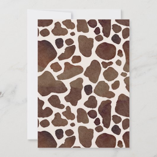 ジョイント誕生日カウボーイウェスタン招待状 招待状 (裏面)