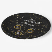 ジョイント誕生日トリプルザおもしろい ペーパープレート (アングル)