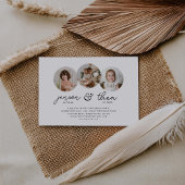 ジョイント誕生日3ラウンド写真 招待状