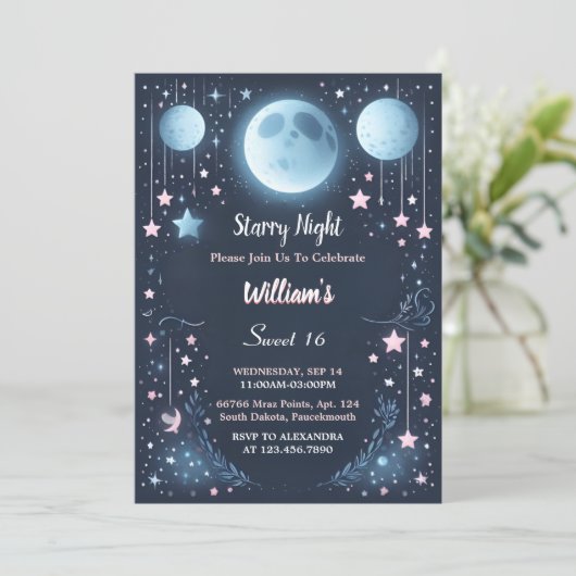 ジョイン自然銀河系ミスティックスターリーナイトスウィート16 招待状 (スタンド正面)
