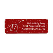 ジョイ住所 シール (正面)