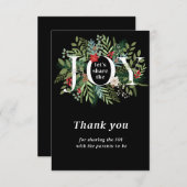 ジョイ共有シャワーを浴びよう サンキューカード (正面/裏面)