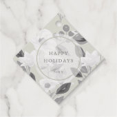 ジョイ実在スクリプト金箔フローラクリスマスホリデー フェイバータグ (裏面)