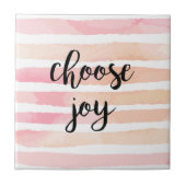 ジョイ引用文感動的水色ピンクを選択 タイル (正面)