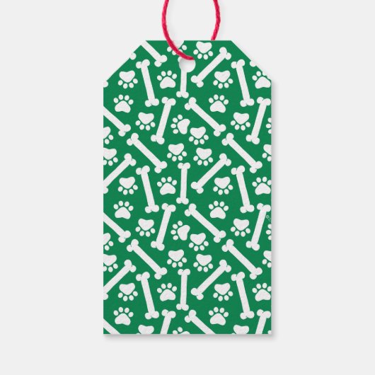 ジョイ愛PWS犬のクリスマス ギフトタグ (裏面)