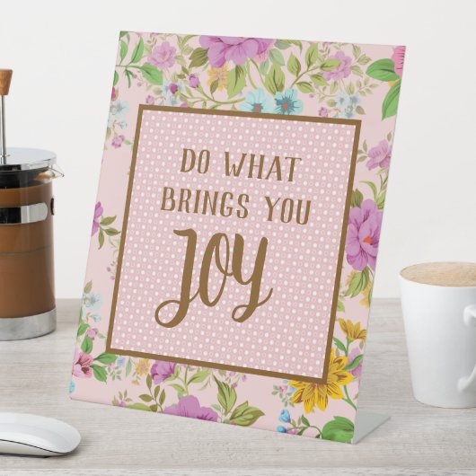 ジョイ感動的引用文 台座サイン (インサイチュ)