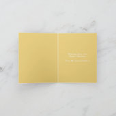 ジョイ文字オンスカイブルークリスマス シーズンカード (内部)