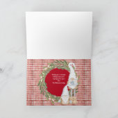 ジョイ格言ホリデークリスマス カード (内部)