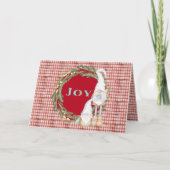 ジョイ格言ホリデークリスマス カード (正面)