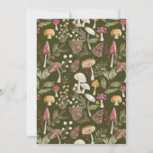 ジョイ水の色ウッドシマッシュルーム3写真コラージュ シーズンカード (裏面)