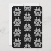 ジョイ犬の前足プリントとパインペットラバーフォト シーズンカード (裏面)