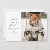 ジョイ白黒ミニマル写真 シーズンカード (正面)