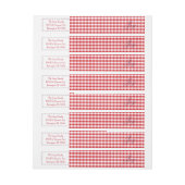 ジョイ自家製クリスマスエンベロープラップラのまわりにベル ラップアラウンドラベル (シート)