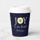 ジョイ航海のサンドラールブルーホワイトクリスマス 紙コップ (裏面)