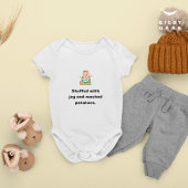 ジョイ詰まったー&マッシュポテト感謝祭で ベビーボディスーツ
