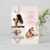 ジョイ赤面誕生発表ゴールドフォイルホリデイ 箔シーズンカード (立ち正面)