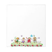 ジョイ踊りウクライナフォークアート ノートパッド (正面)