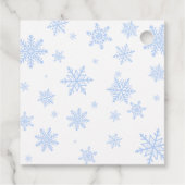 ジョイ!おもしろいブルースノーフレークスクリスマスフォトフレーム フェイバータグ (裏面)