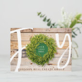 ジョイ・アンド・パイン・ウッド・アンド・ロゴ・ビジネス シーズンカード (スタンド正面)