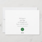 ジョイ・アンド・パイン・ウッド・アンド・ロゴ・ビジネス シーズンカード (裏面)