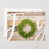 『ジョイ・アンド・パイン・ウッド』 |祝日の挨拶 シーズンポストカード (正面/裏面)