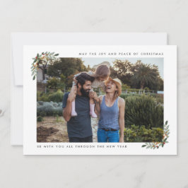 ジョイ・アンド・ピースファミリーの写真クリスモダンマス シーズンカード