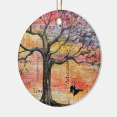 「ジョイ」アートオーナメント セラミックオーナメント (左)