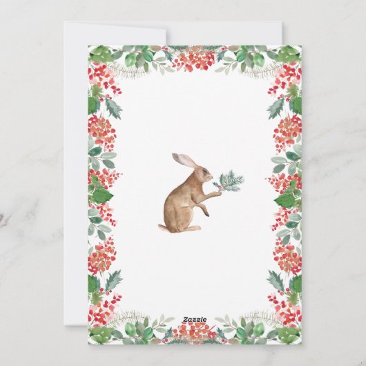 ジョイ・ウィンター・ベ素晴らしリーの良い知らせ シーズンカード (裏面)