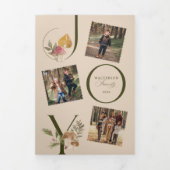 ジョイ・ウォーターの色ウッドシマッシュルーム写真ギャラリー 三つ折りクリスマスカード (カバー)