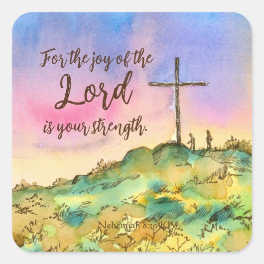 ジョイ・オブ・ザ・ロード・ネヘミヤ・バイブル聖なる書物、 経典・サンセット スクエアシール (正面)