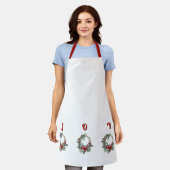 「ジョイ」オールオーバープリントエプロン エプロン (着用した状態)