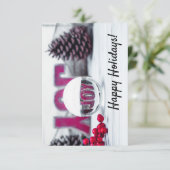 ジョイ ガラス ボール ホリデー コレクション カード (スタンド正面)