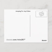 ジョイ・キットンのポストカードにジャンプカスタマイズ** ポストカード (裏面)