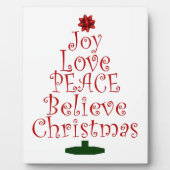 ジョイ・クリスマスツリー フォトプラーク (正面)