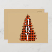 ジョイ・クリスマスツリー ポストカード (正面/裏面)