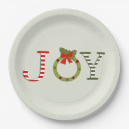 ジョイ-クリスマス紙プレート ペーパープレート