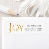 ジョイ・クリスマス ラベル (インサイチュ)