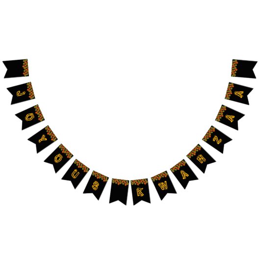 ジョイ・クワンザ バンティングフラッグ (全)