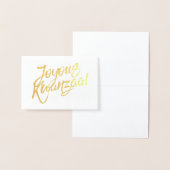 ジョイ・クワンザ 箔カード (ディスプレー)