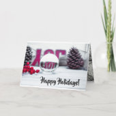 ジョイ グラス ボール ホリデー コレクション カード (正面)