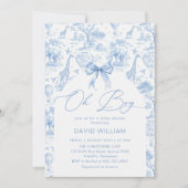 ジョイ・サファリ・オ・ボーイ　ベイビーシャワー招待状 招待状 (正面)