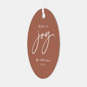 ジョイ・テラコッタフォトホリデー メタルオーナメント (正面左)