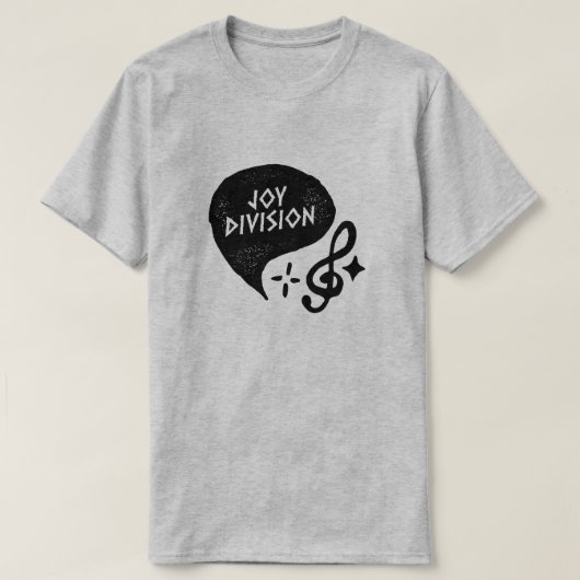 ジョイ・ディヴィジョン バンド グッズ 音符 Tシャツ (デザイン正面)