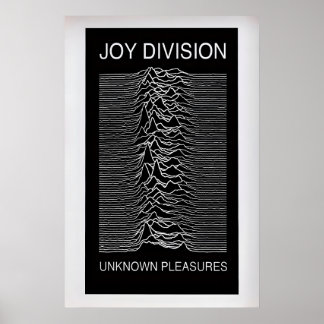 ジョイ・ディヴィジョン、Unknown Pleasures ヴィンテージアルバム ポスター